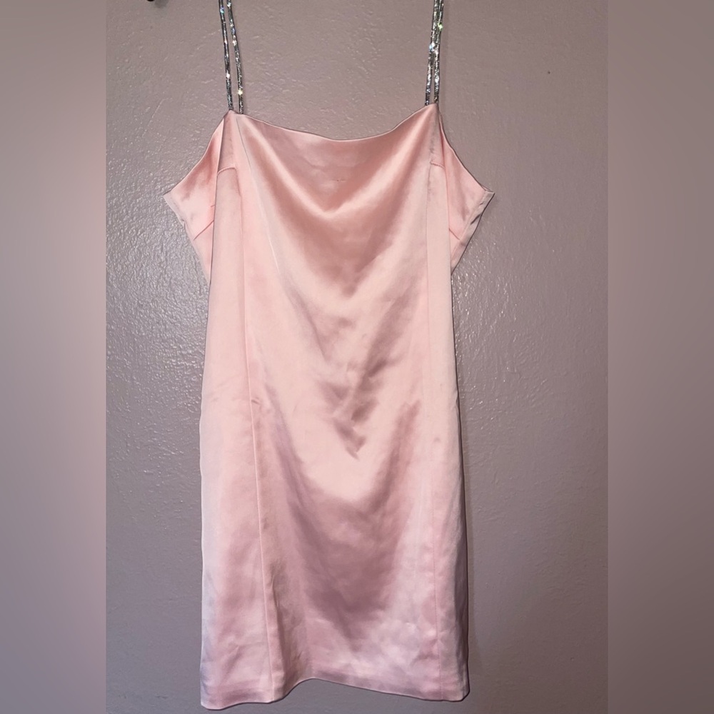Forever 21 Pink Satin Slip Dress